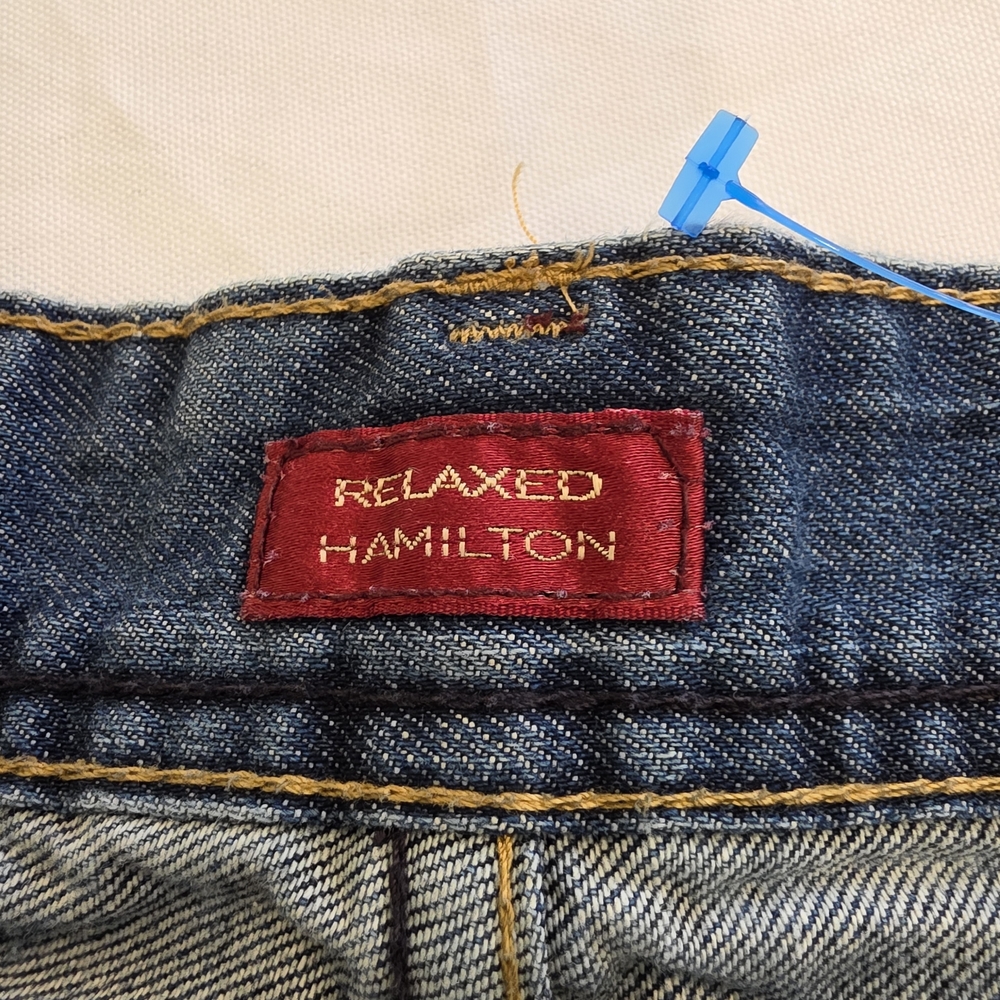 Sean John Hamilton Distressed Ripped Denim Relaxed Fit Jeans Men W36 L32 - Picture 4 of 11